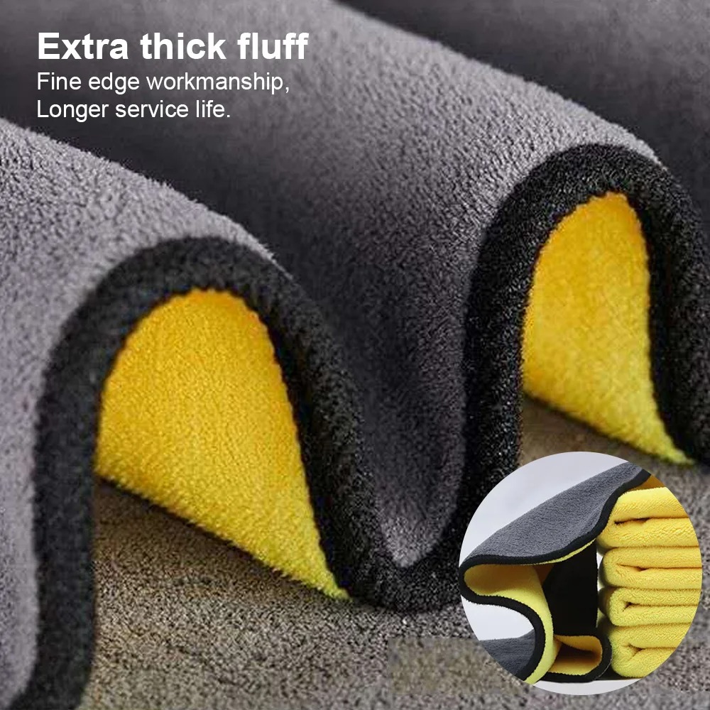 3/5/10Pcs Car Wash Microfiber  - Microfiber Towel Detailing 评论和价格