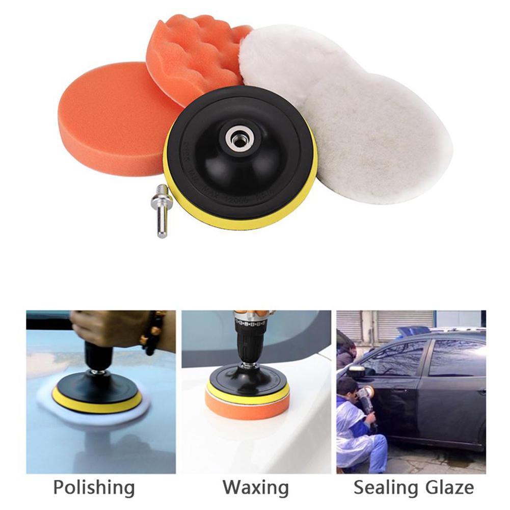 6pcs/set Car Polishing Sponge  - Polish Pad Set Buffer 评论和价格