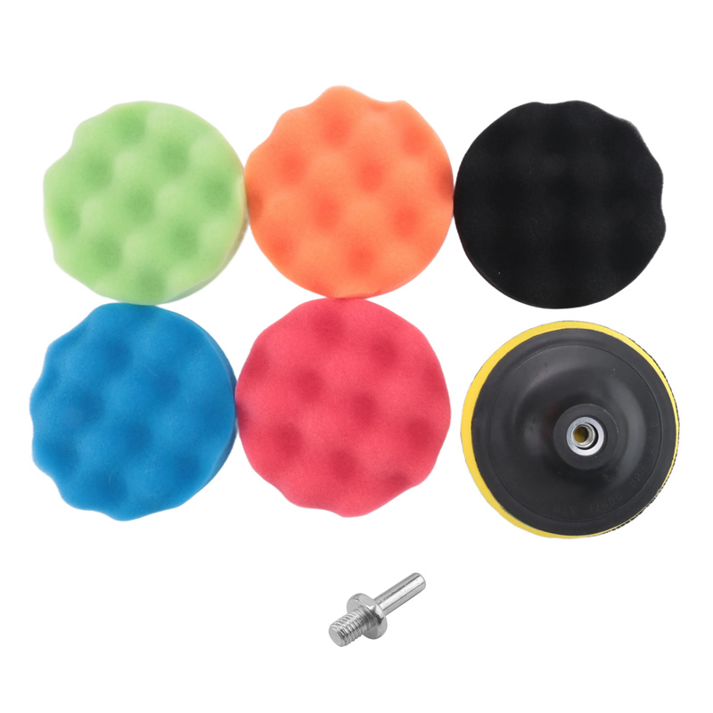 ABJA-8Pcs/Set Car Sponge Polis - Polish Pad Set Buffer 评论和价格