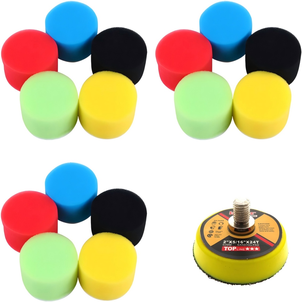 2Inch 50MM Car Doam Polishing  - Polish Pad Set Buffer 评论和价格