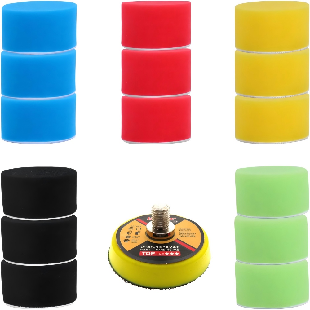 2Inch 50MM Car Doam Polishing  - Polish Pad Set Buffer 评论和价格