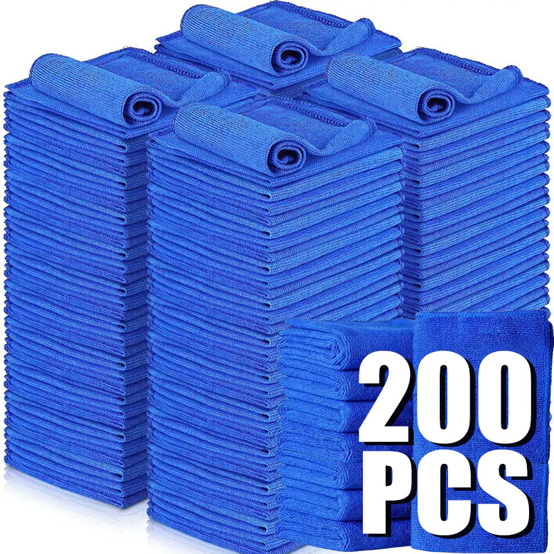 10/200PCS Microfiber Car Clean - Microfiber Towel Detailing 评论和价格