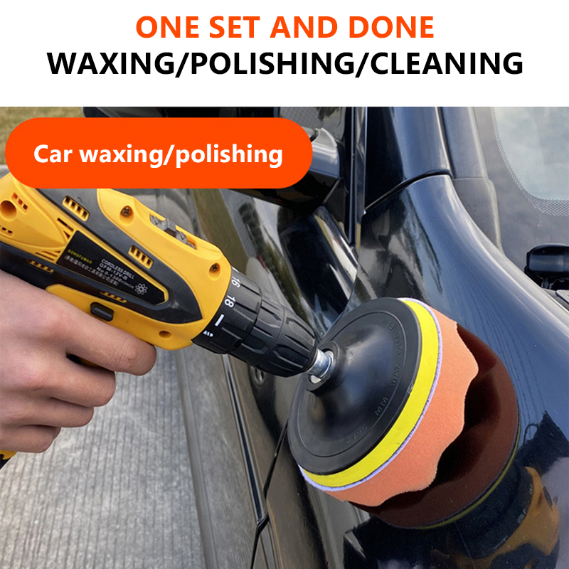6pcs/set Car Polishing Sponge  - Polish Pad Set Buffer 评论和价格