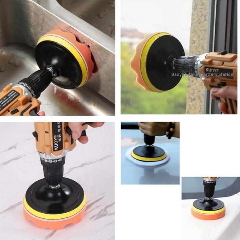 6Pcs Foam Pad Buffer Kit Polis - Polish Pad Set Buffer 评论和价格