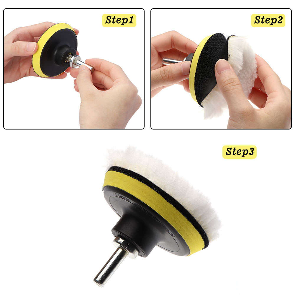 8pcs Auto Car Polishing Pad Ki - Polish Pad Set Buffer 评论和价格