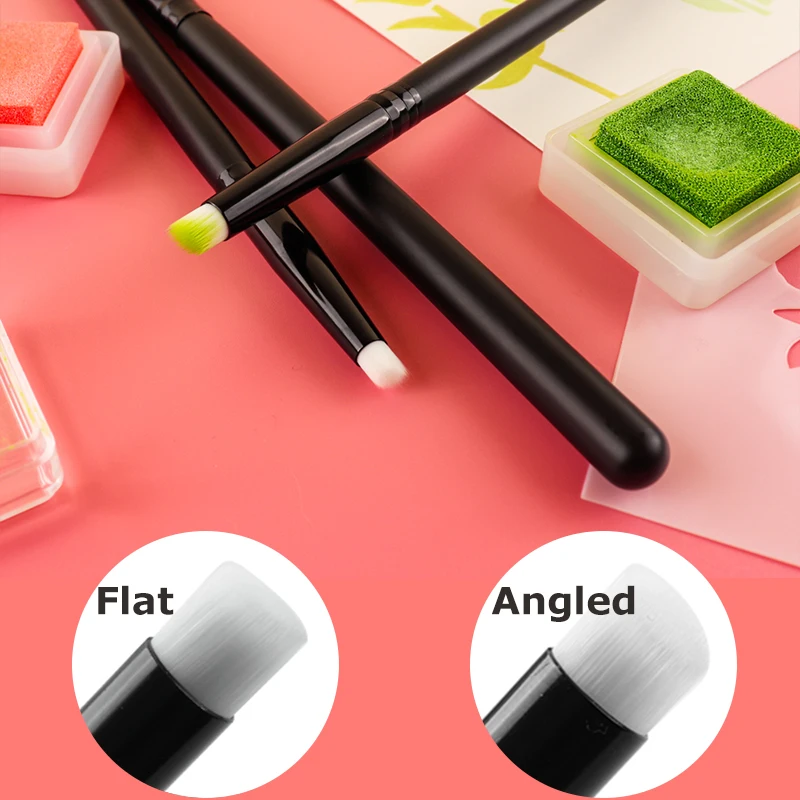3Pcs/set Flat /angled Detailed - Detailing Brush Set 评论和价格