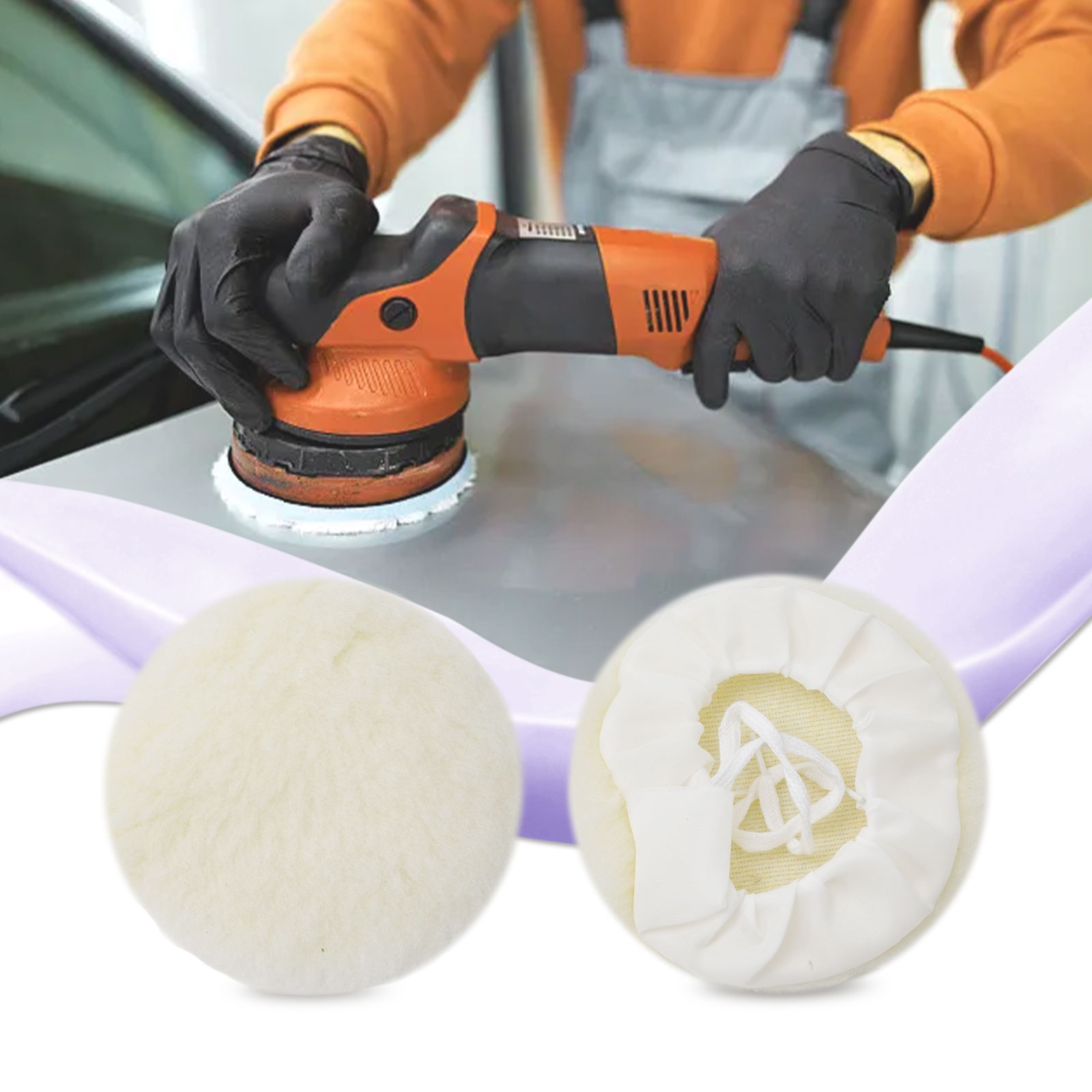 Set Buffing Pads 125mm Buffer  - Polish Pad Set Buffer 评论和价格