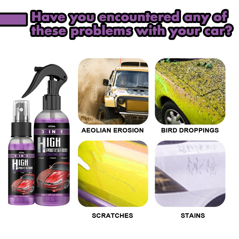 3 IN 1 Car Ceramic Coating Spr - Car Wax Ceramic Coating 评论和价格