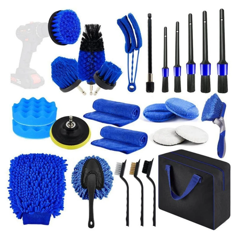 Car Wash Brush Set Detailing B - Dirt Brush Interior 评论和价格